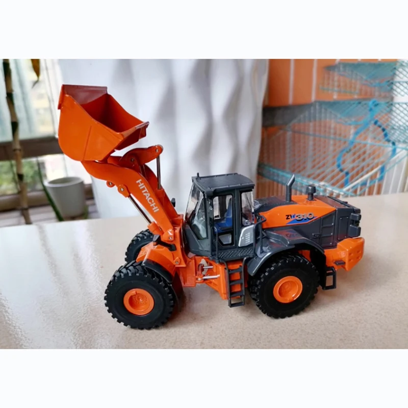 Diecast 1:50 Scale HITACHI ZAXIS ZW310-6 Wheel Loader Forklift Alloy Engineering Model Collection Souvenir Display Toys Gift