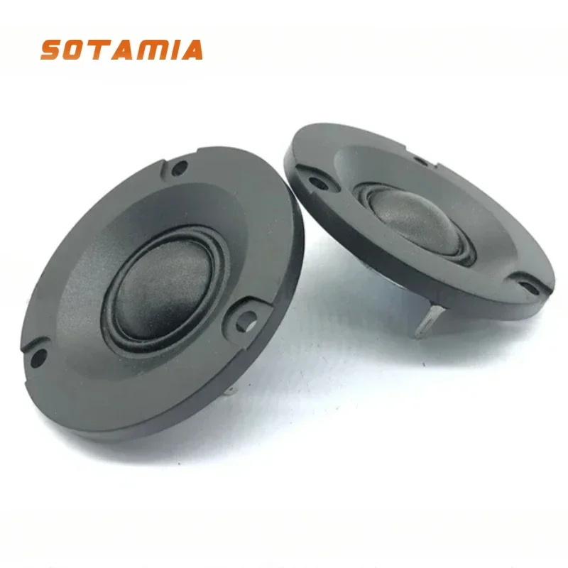 SOTAMIA 2Pcs 60MM Tweeter Speaker Audio 4 Ohm 10W Silk Membrane Treble Speaker Loudspeaker DIY HIfi Music Horn Altavoz Bluetooth