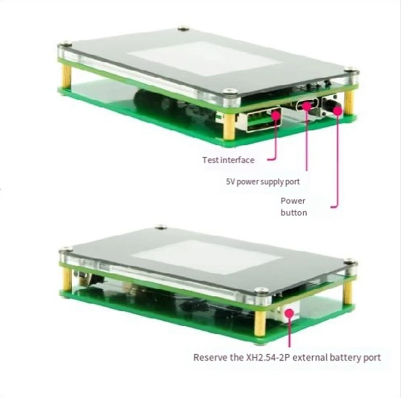 Tester batteria metodo ca a 4 fili Milliohm con misuratore di resistenza a Clip Kelvin con alimentatore interno