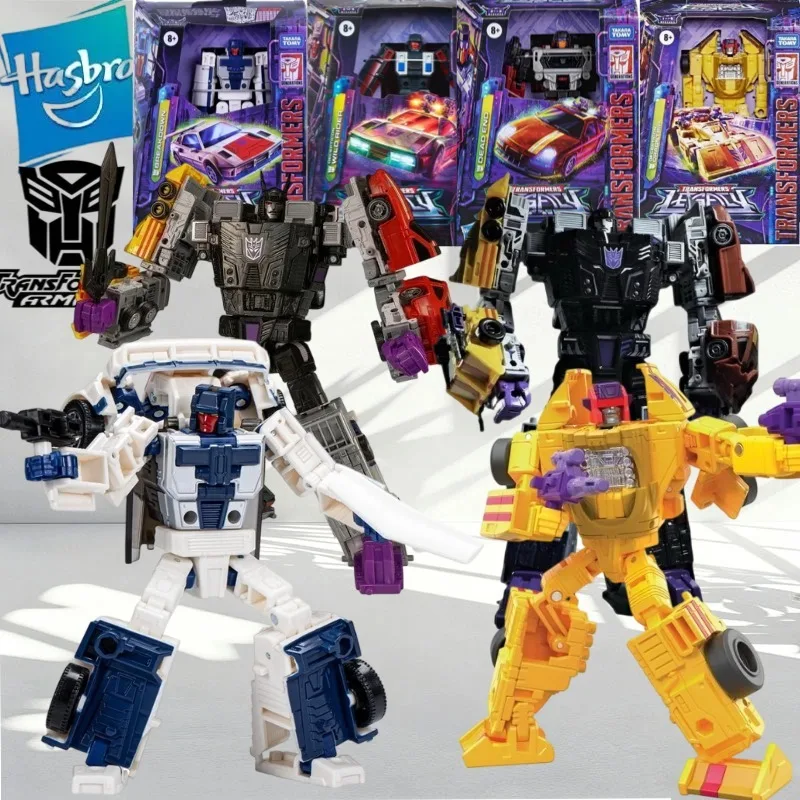 

Genuine Hasbro Transformers Legacy Wildrider Dragstrip Dead End Breakdown Deluxe Class Action Figure Sports Car Model Toy