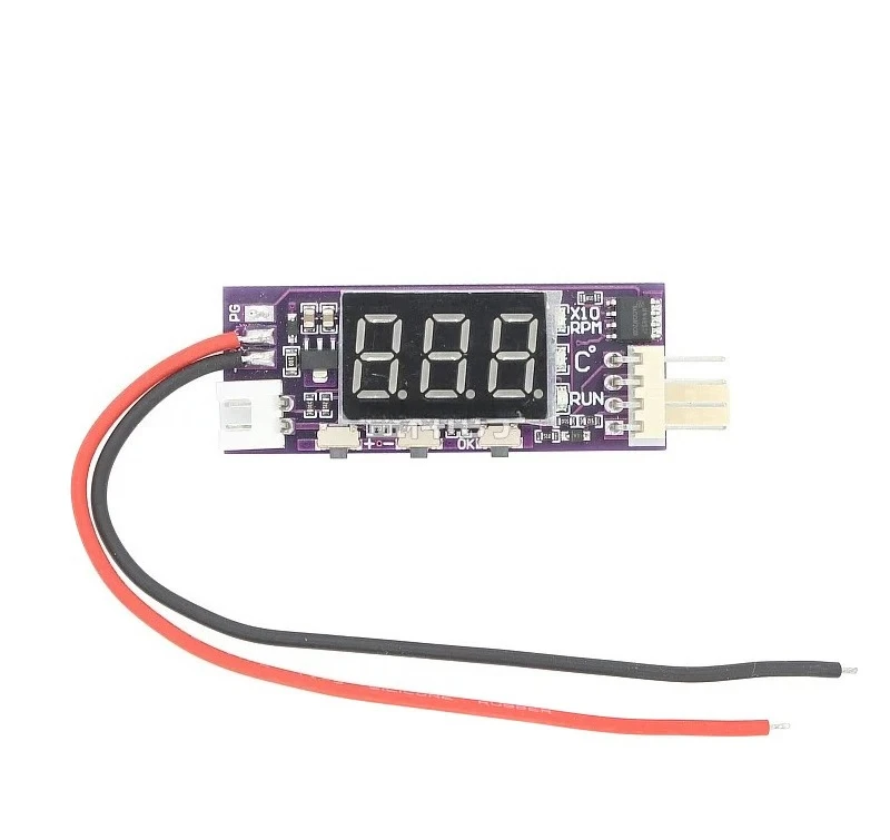 12V 4 Wire PWM Fan Governor 3A Digital Temp Speed Display Noise Reduction Speed Controller with Shutdown