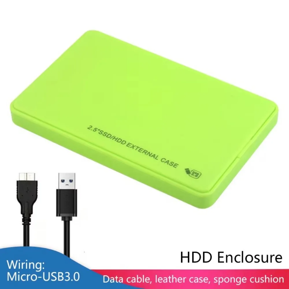 New USB 3.0 Hard Drive Enclosure Tool-Free Portable External HDD Enclosure 2.5 Inch HDD Enclosure