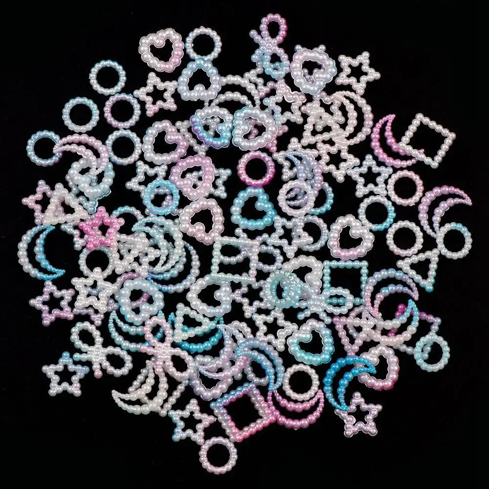 

DIY полый жемчуг луна звезды узор художественная коллекция рукоделие аксессуары ручной работы шитье Рождество Фестиваль