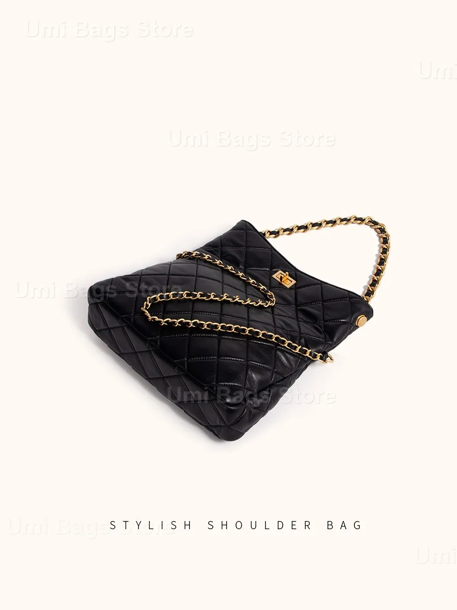 2025 حقيبة عصرية تحت الإبط سعة كبيرة الماس جارلاند عطر صغير نمط حقيبة يد من جلد الغنم حقيبة كتف جلدية متعددة الاستخدامات