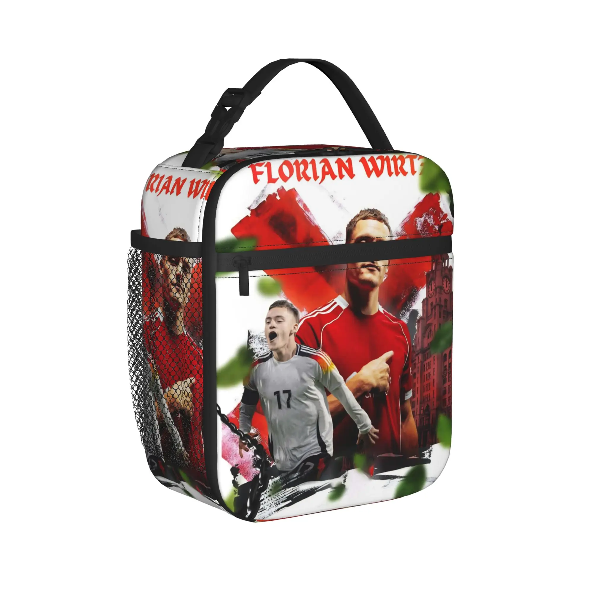 Bolsas térmicas para el almuerzo con aislamiento, número 7, Florian Wirtz, bolsa térmica de gran capacidad para fútbol, ​​fútbol americano, lonchera escolar, bolsa Bento para exteriores