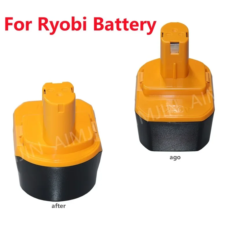 AIMJIN Battery for RYOBI (p/n: B-8286, BPT1025, B-1215-S, B-1220F, BPP-1213) 4.8Ah 12V Ni-mh type VB