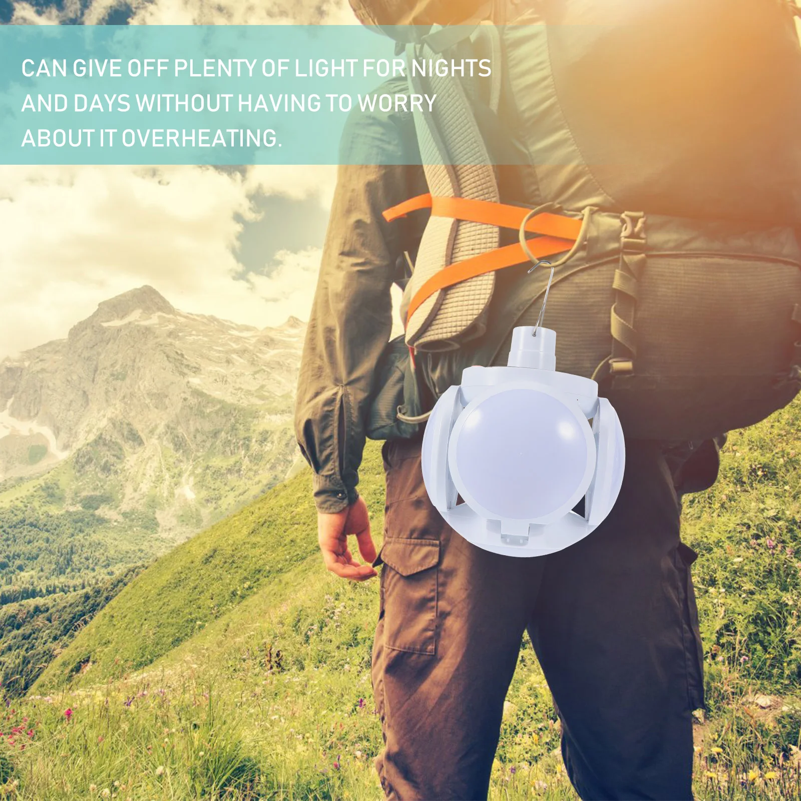 تعمل بالطاقة الشمسية Led التخييم ضوء مقاوم للماء خيمة قابلة للطي مصباح للإضاءة في حالات الطوارئ في الهواء الطلق حديقة فناء قابلة للشحن المحمولة