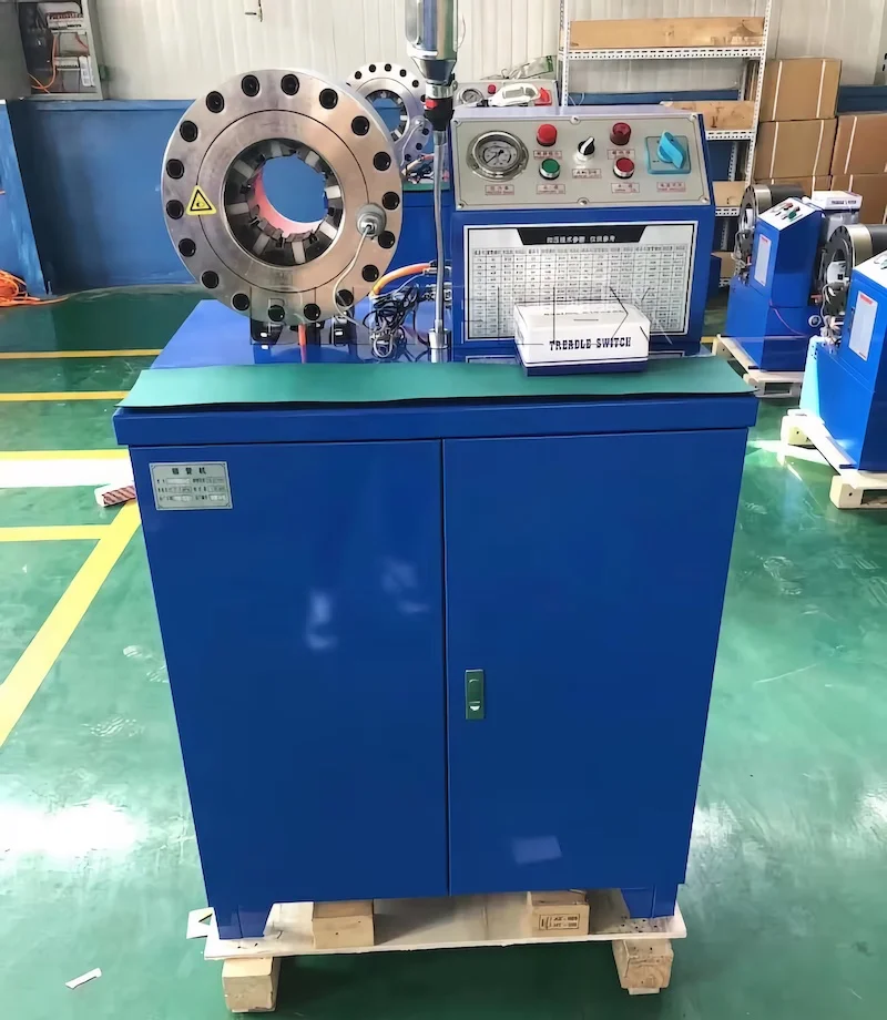 DX68 DX69 1/4"-2" High Pressure Hydraulic Pipe Rubber Hose Crimping Machine Hose Pressing Machine