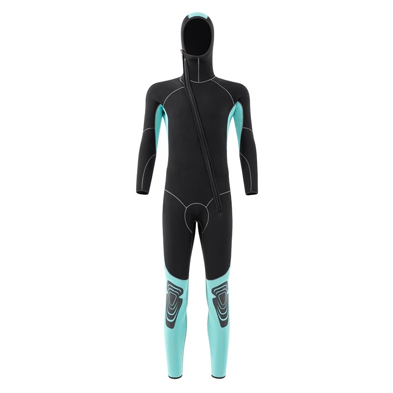 

Hooded Diving Suit Winter Warm Snorkeling Jumpsuit for Men 3/5/7MM Cold Proof Wet Surfing Suit for Women