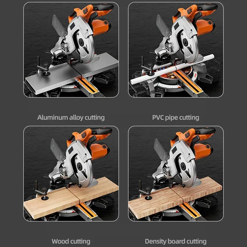 

0-45 Degrees Table Cutter Mini Profile Cutting Machine Electric Saw Table Saw for Cutting Metal Wood Plastic Cut-off Saw