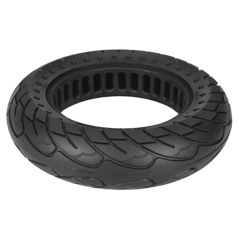 Black 10X2.5 Solid Tire Max G30 G30L Electric Scooter Rubber Shock-Absorbing Explosion-Proof Tire