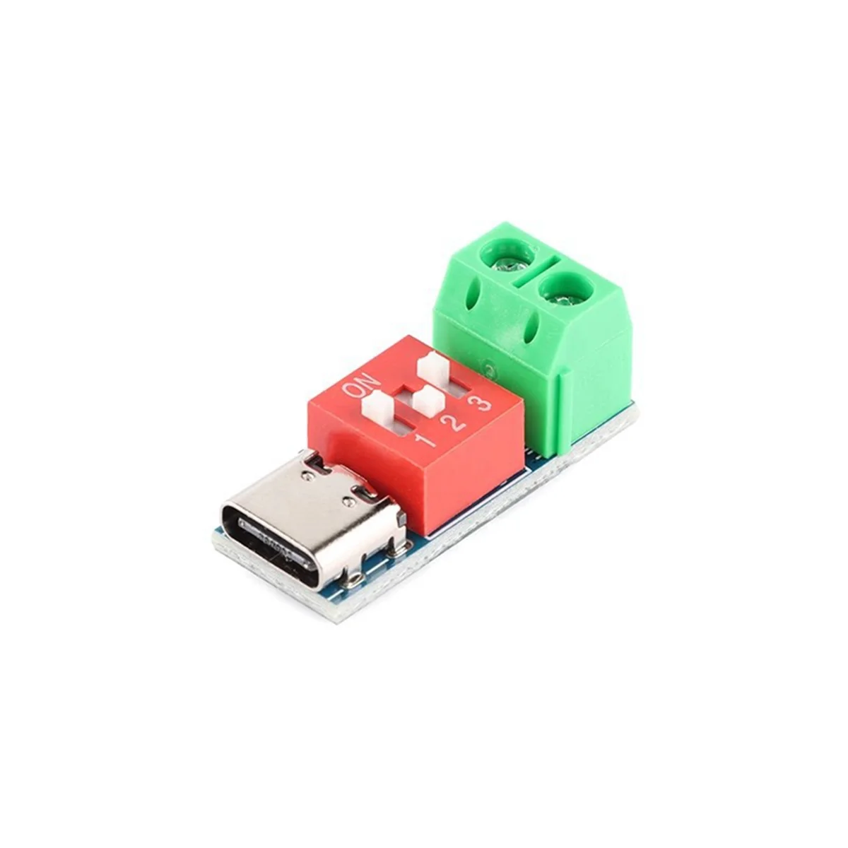 1 Stuks Type-C Pd Qc Trigger 5V-20V Dc Instelbare Spanning Voedingsmodule Wijzerplaat Aanpassing Spanning Snelladen Lokmodule