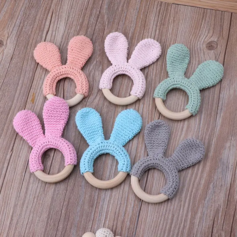 Hanging Baby Toy Ring Crochet Boho Babies 0-12 Month BPA