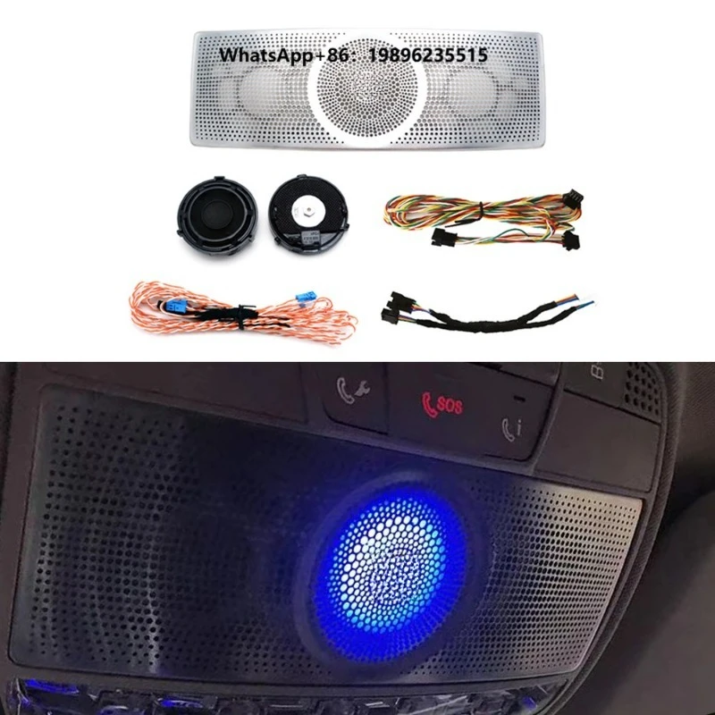 64 Colors LED Roof Ceiling Lamp Speaker Reading W205 Ambient Light
