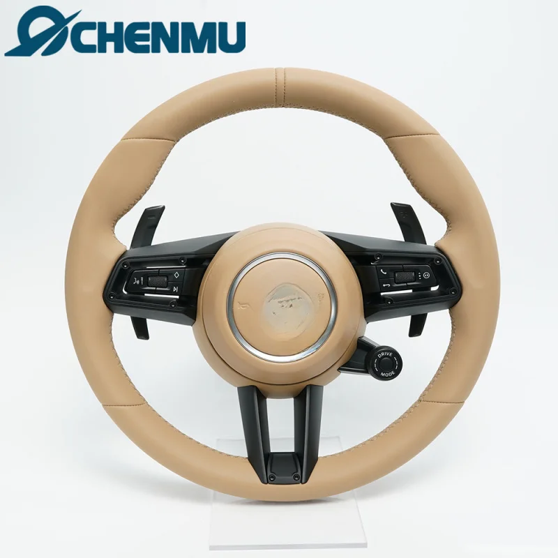 

For Porsche Cayenne/Panamera/911 Carrera/718 Boxster (992) Modified Steering Wheel with SC Component