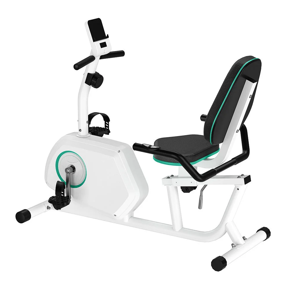 Hot‑Sale Space‑Saving Metal Built Magnetic Recumbent Bike Commercial‑Grade Indoor Gym Cardio Fitness Training Equipment