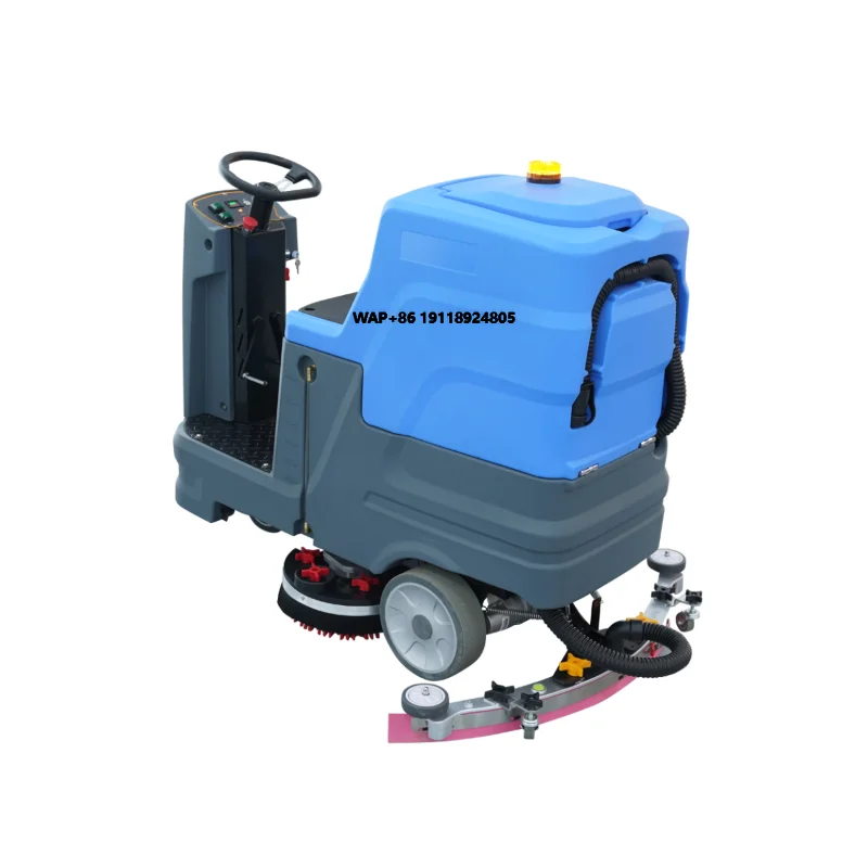 

Electric New Heavy-Duty Ride-On Scrubber Drier & Floor Sweeper 380W Suction Motor for Efficient Cold Water Cleaning Descaling