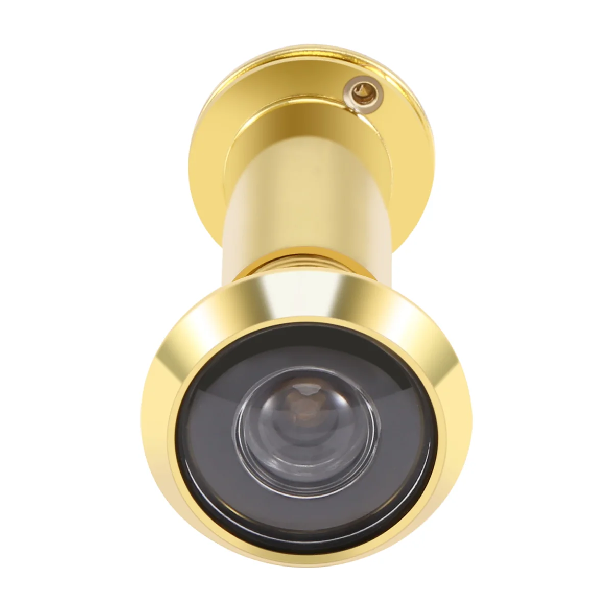 Hot New 200 Degree Retractable 36-58mm Security Door Viewer Peephole Peep Hole Spyhole + Cover, Gold