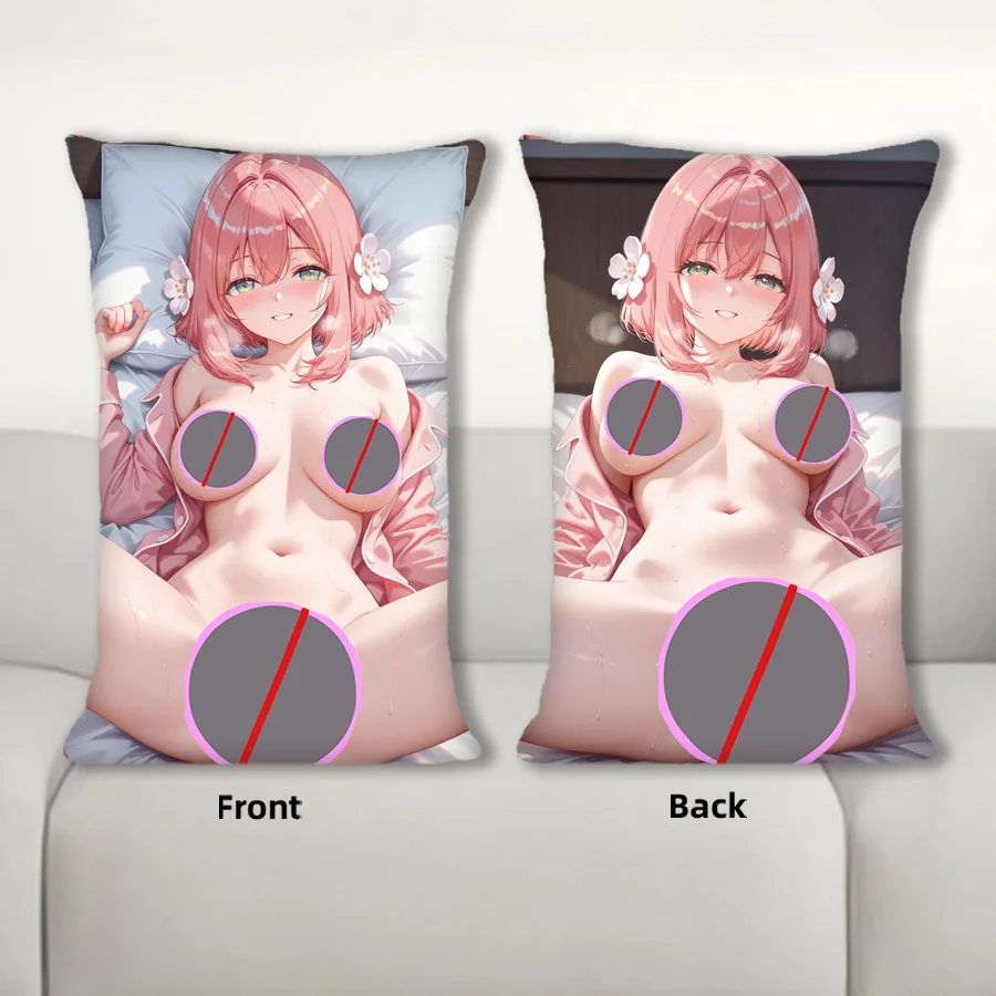 

Dakimakura Anime Hakari Hanazono Sofa Cushion Body Pillow Cover Double Side Print Bedding Throw Pillow Case