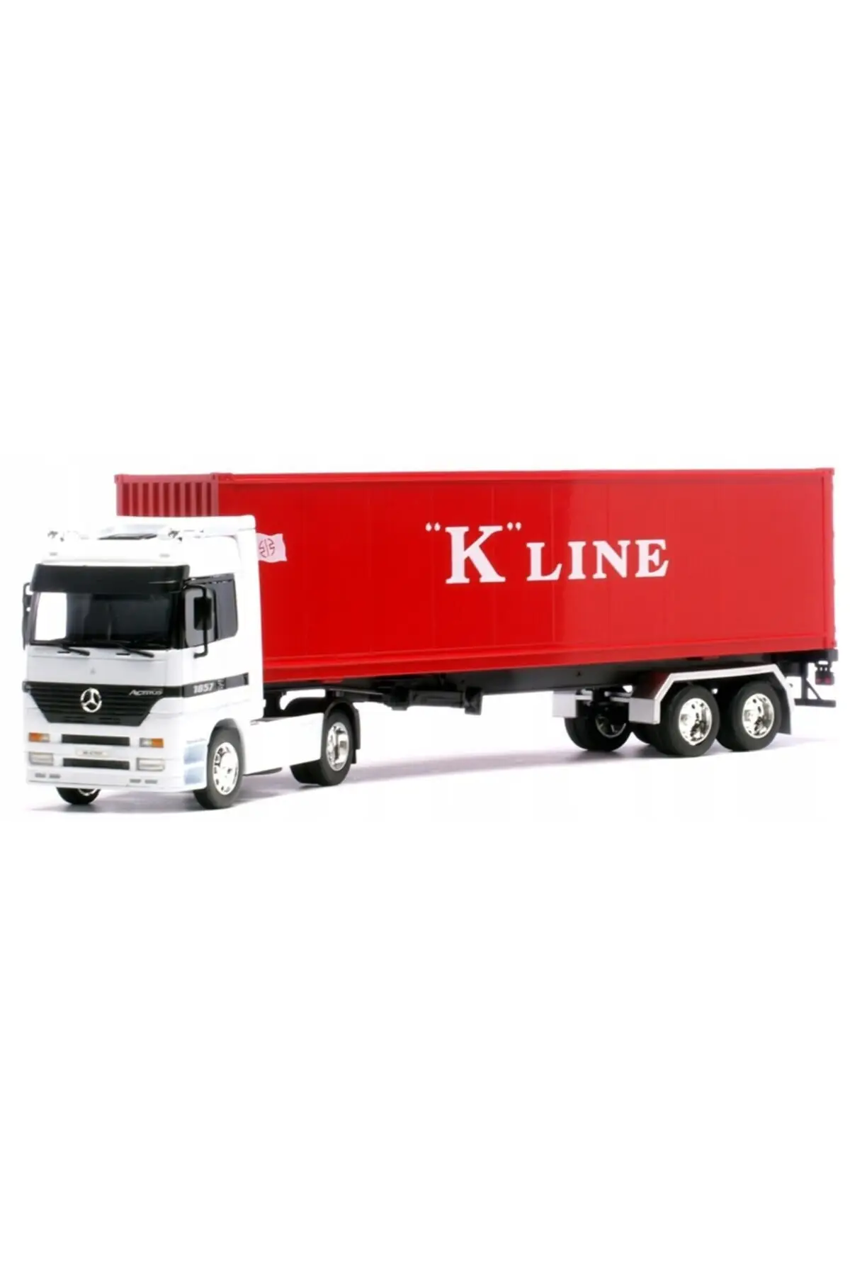 Male Child Welly 1:32 Mercedes-benz Actros Toy Trailer Truck, for Adults Diecast Collection