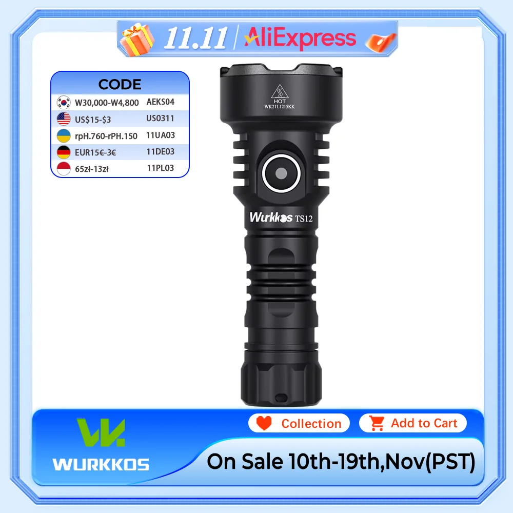 yZ[zWurkkos TS12 ~j 14500 [d EDC d 1050LM X[ 432M SFT25R LED IP68 hCe[g[` x[t
