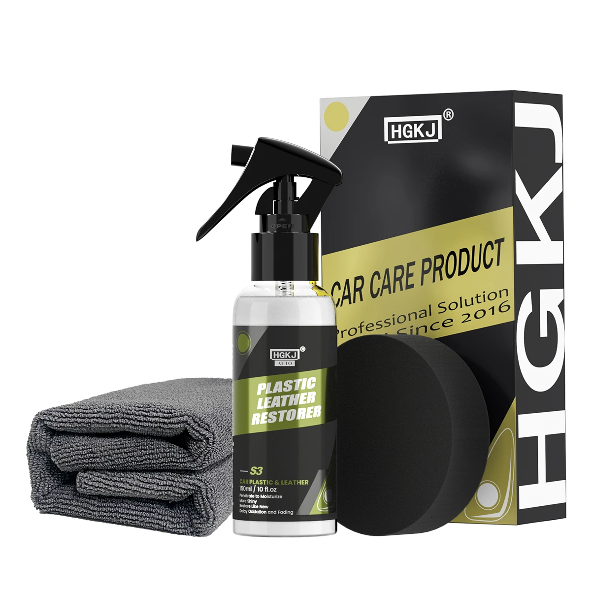 Car Plastic Leather Restorer Liquid Back To Black Gloss Car Interior Seat Leather Care Renovator Conditioner Automotive Product
