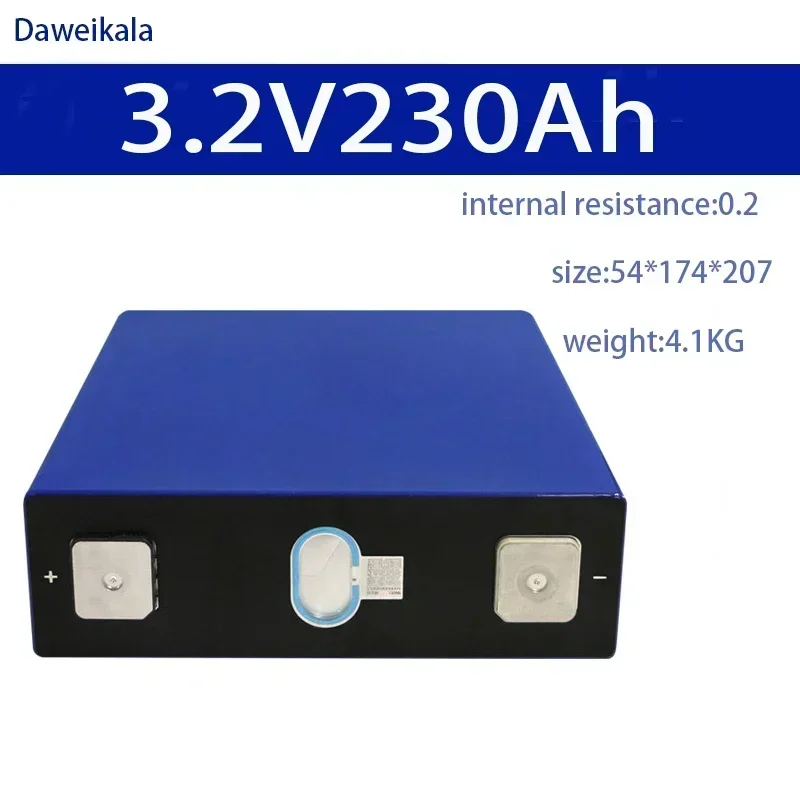 New 3.2V Lifepo4 Battery 32AH-320AH Rechargeable Battery Pack 12V 24V 48V60V72VDIY Cells For Boat Golf Cart RV With Busbars