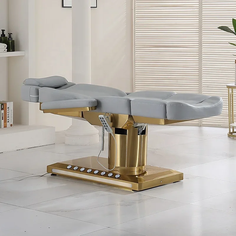 

Luxury Electric Waxing Treatment Eyelash Extension Guangdong Hydro Massage Table Cosmetic Lash Bed Beauty Salon Beauty Bed