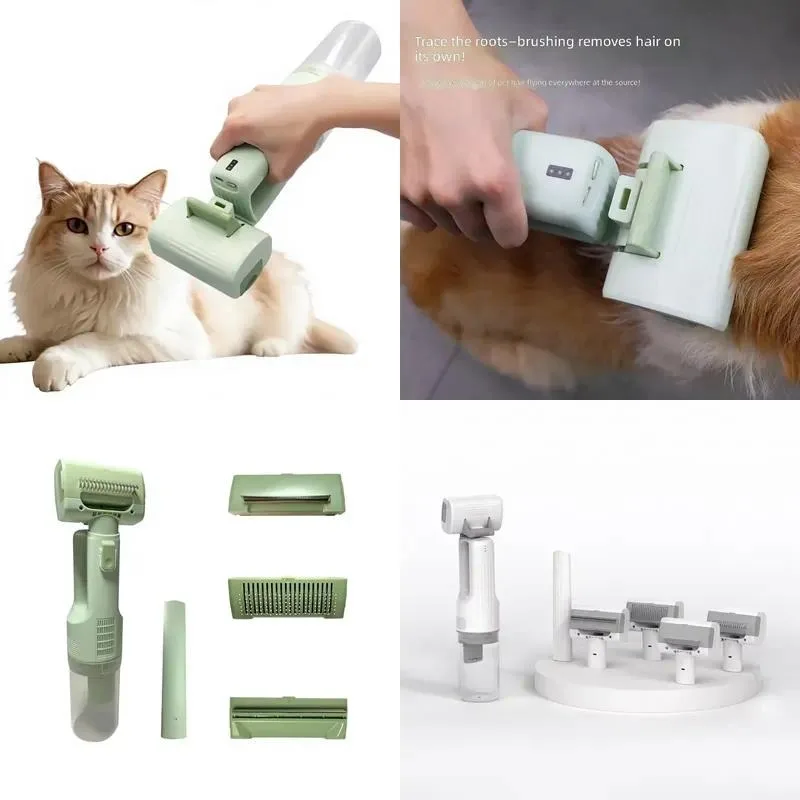 Suitable for Xuanyuan household pet ABS electric multi-functional hair removal comb, cat and dog clothing hair removal brush