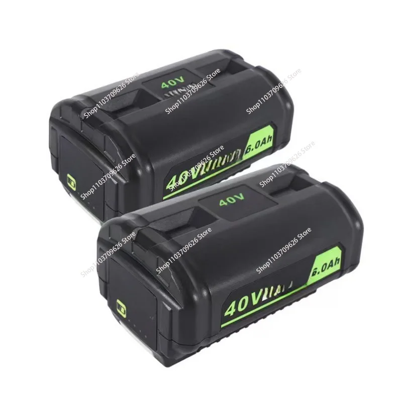 40V 6000mAh Li-ion Battery for Ryobi OP4040 OP4026 OP4030 OP4050 OP4060A OP40201 OP40301 Collection Cordless Power Tools Battery