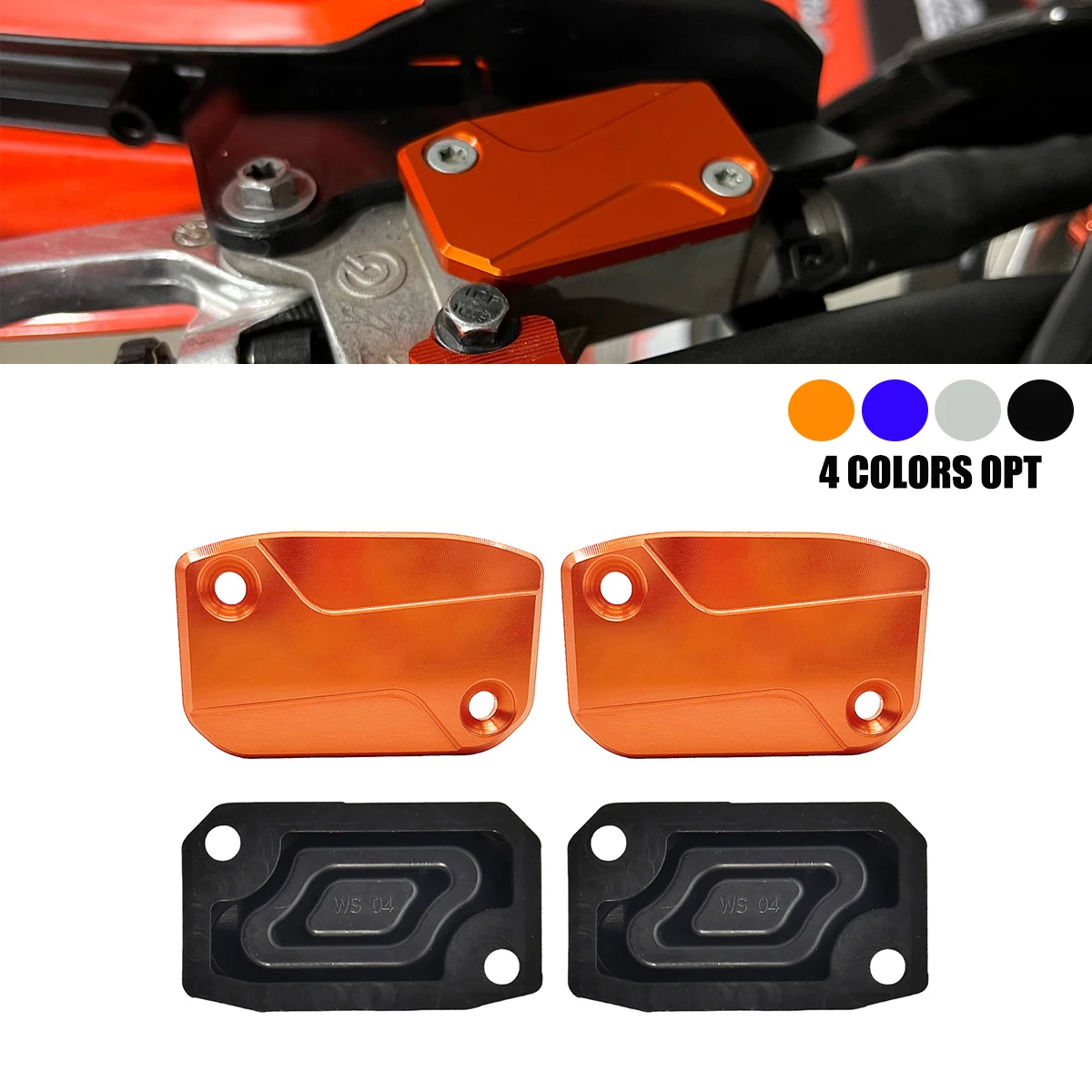 Motorcycles CNC Aluminum Front Brake Clutch Fluid Reservoir Cover Cap For EXC EXCF KTM XCFW SX XCW SXF XC XCF 125-500 2006-2022