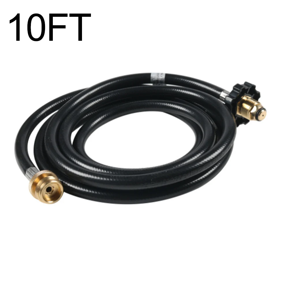 Brass Propane for pol Connection Solution for 1 lb to 20 lb Gas Tanks Choose Between 6ft and 10ft Length for Outdoor Cooking