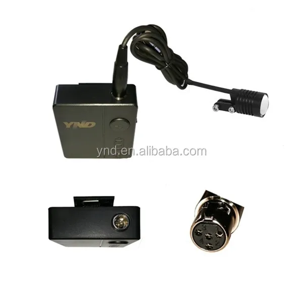 Phare LED pour Loupes chirurgicales, lunettes noires