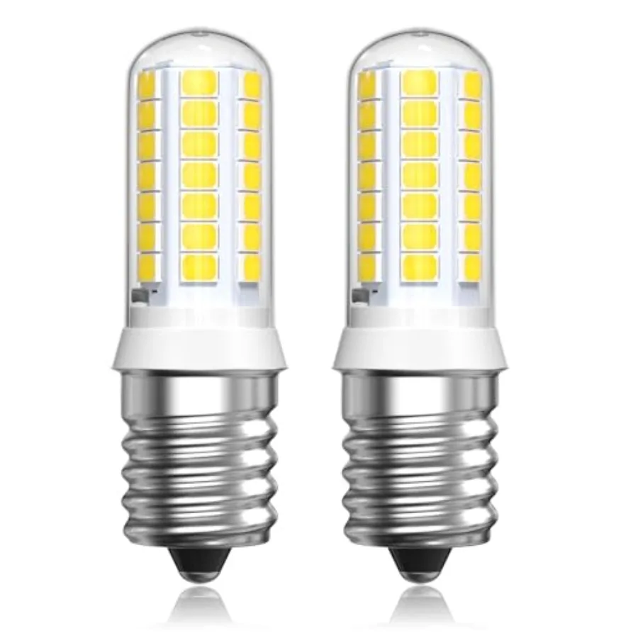 

E17 LED Microwave Light Bulbs Under Hood, 8206232A Under Microwave Light Bulb 6000K Daylight White Dimmable 3W 40W Equivalent 1