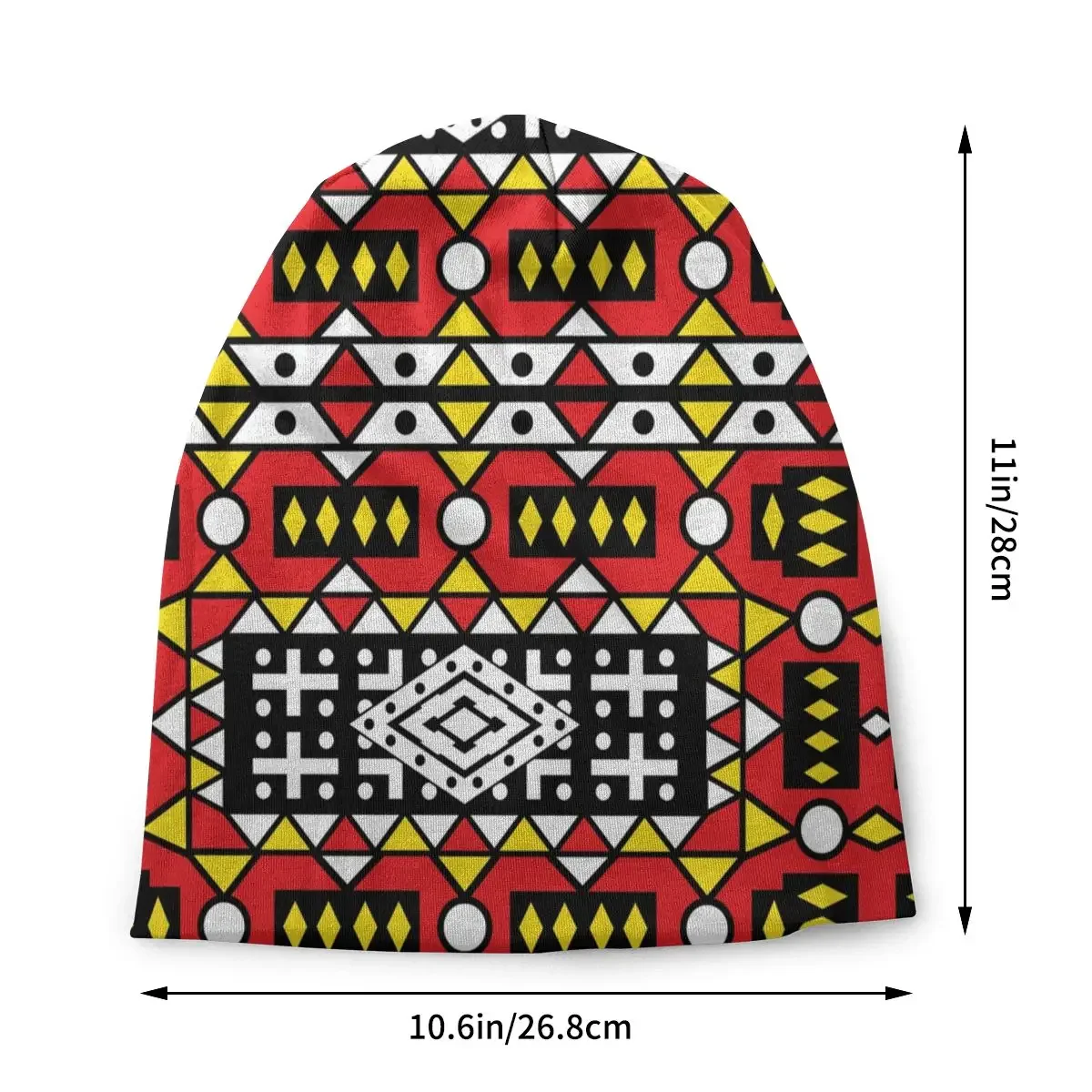 Kizomba Samakaka Ankara Print Beanie Cap Winter Warm Bonnet Knit Hats Street Outdoor Ski African Pattern Wax Design Beanies Caps