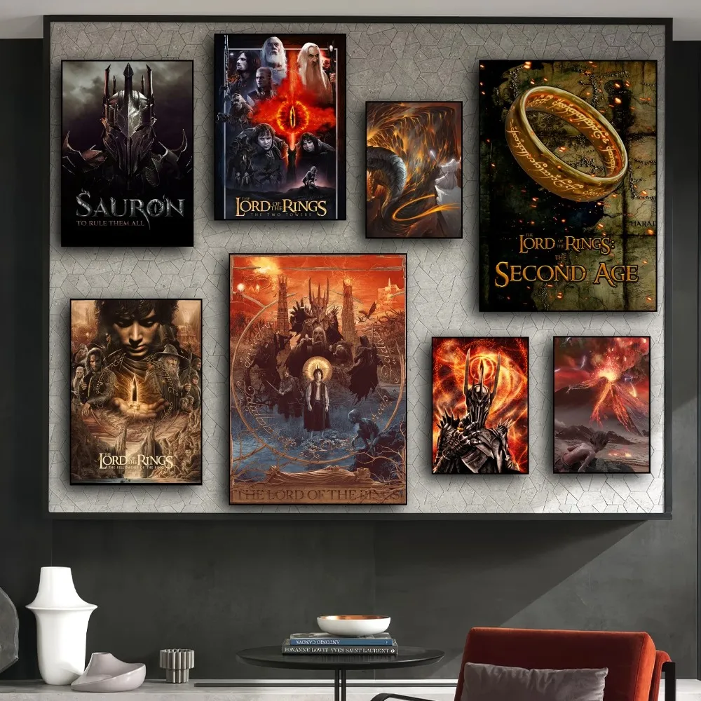 The Lords of the R-Rings Movie Poster Prints Wall Pictures Living Room Home Decoration