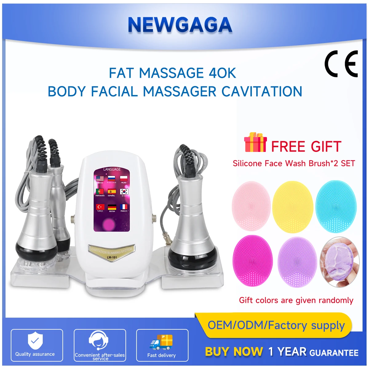 New 3 IN 1 40K Ultrasonic Cavitation Machine Slimmer Weight Loss Face Skin Massage Lift Machine Multipolar Slimming Dropshipping