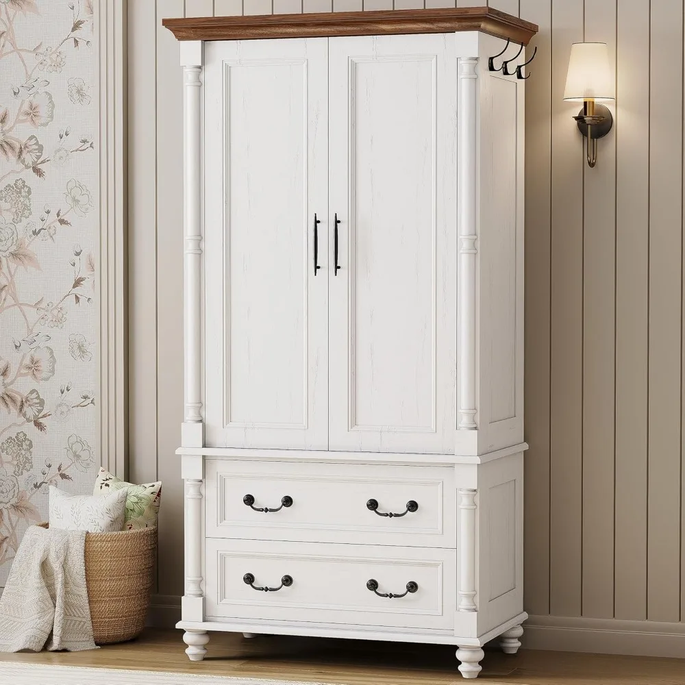 Farmhouse Armoire W… - image
