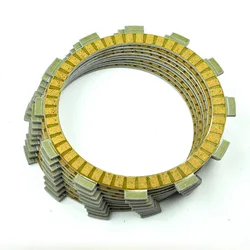 LOPOR 9 Pcs Motocycle Fibrous Clutch Discs Plates For SUZUKI RM250 1992-1993 RMX250 1992-1993 RM RMX 250