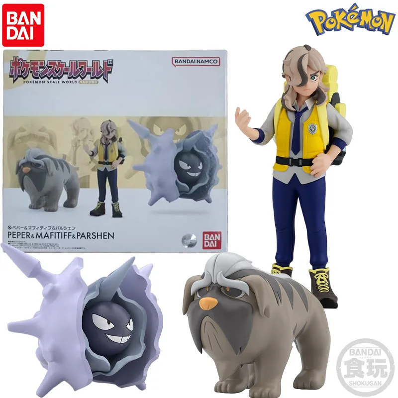 

В наличии: Оригинальные фигурки Bandai Shokugan Pokemon (Арвен, Мабосстифф, Клоистер) — коллекционные аниме-персонажи, идеальный подарок на Рождество, модель игрушки