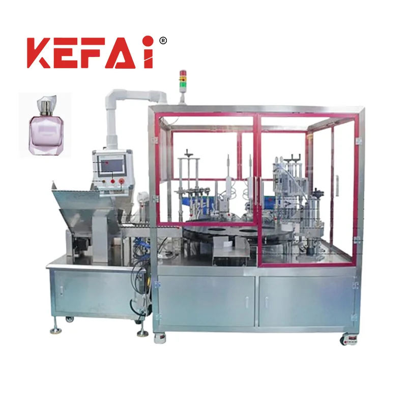 Kefai Automatic Perfume Filling Capping All-in-One  hine Filler Price
