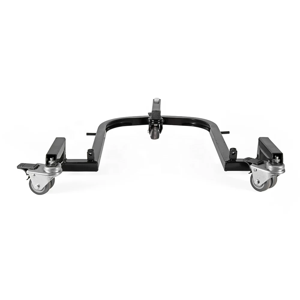 Nuevo Soporte para motocicleta Dolly, sistema de estacionamiento para motocicleta, soporte central