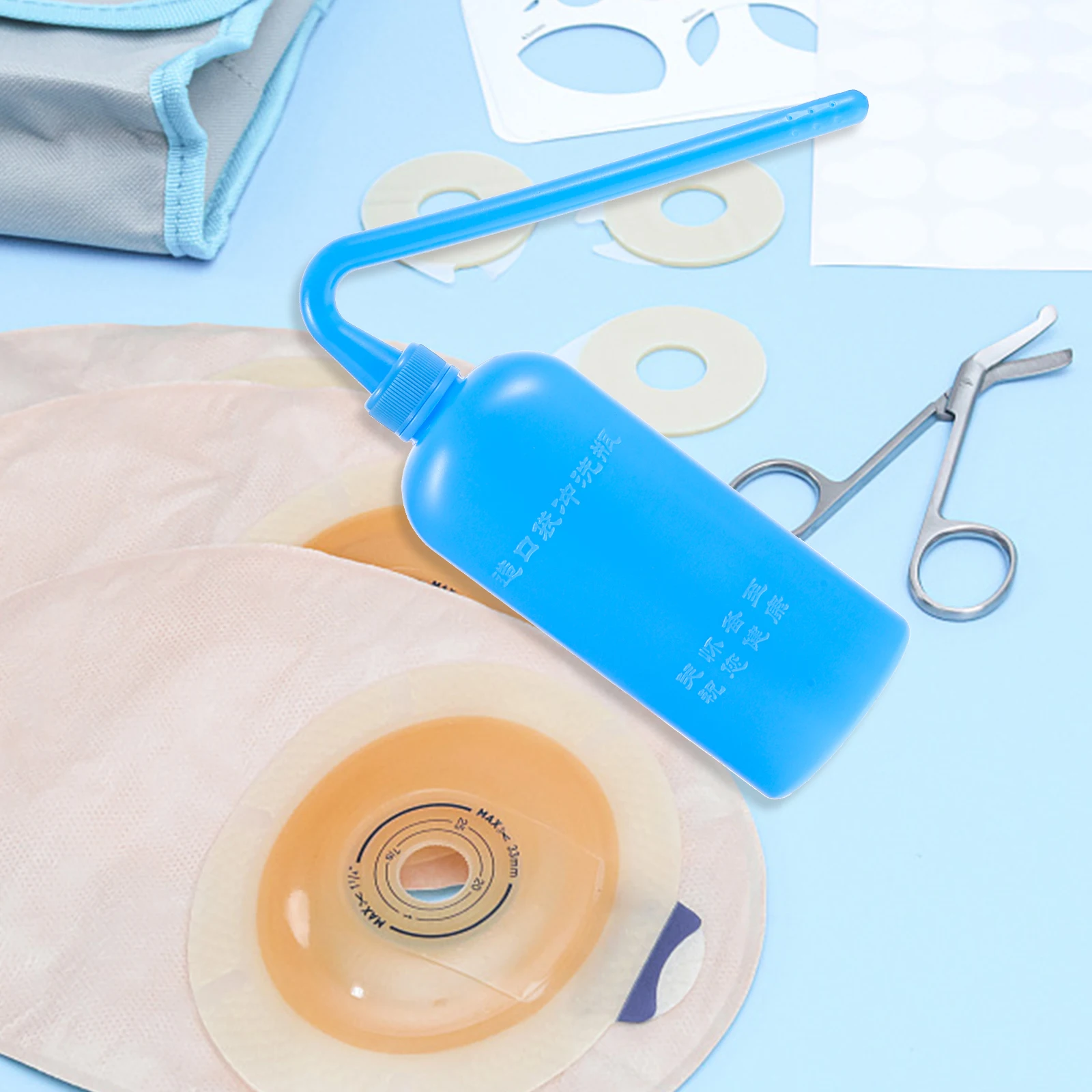 

Hang Bag Cleaning Bottle Colostomy Supplies Durable Material Reliable Secure Use Exquisite Design Practical Home Hospital