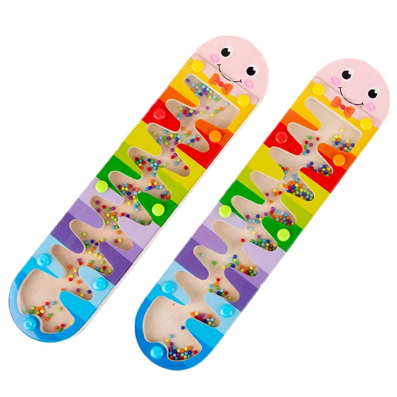 

Детская дождевая палочка, музыкальный инструмент, игрушка, большая деревянная Радужная доска Rainmaker, песочные часы, Монтессори, сенсорные игрушки, подарки для малышей