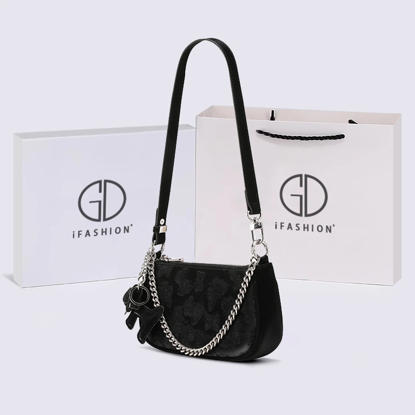 

Faionable Chain Link Retro Bag Women's Commuter oulder Crossbody Small Square Bag Casual mat Sle
