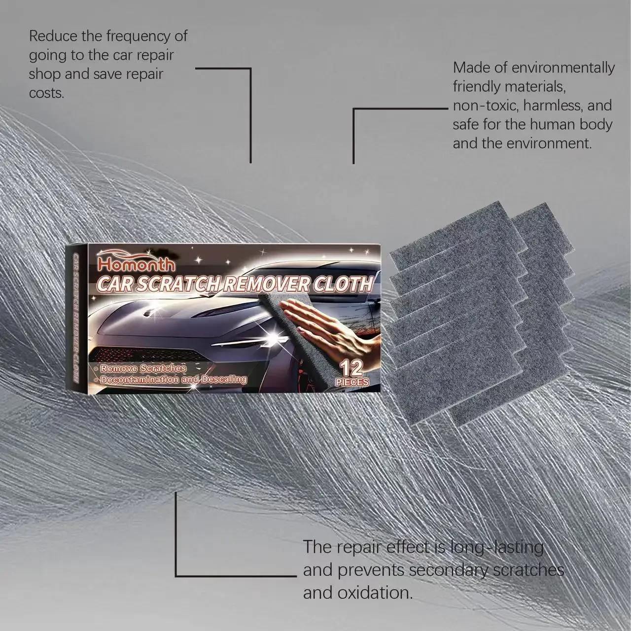 Dropship  Car Scratch Remover Cloth Scratch Repair Removal Easy to Use for Car Paintwork Repair in Minutes