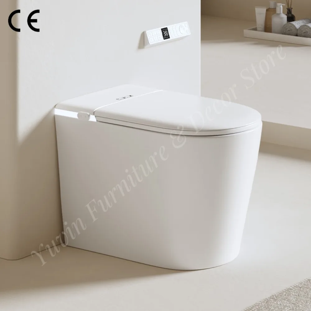 Tankless Toilet Smart Bidet Sensor Heating OEM Automatic Electric WC Smart Toilet Intelligent with Self Cleaning