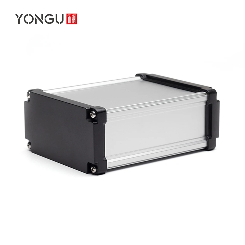 YONGU Aluminum Sealed Instrument Housing Waterproof Metal Gateway Box Electronic Project Enclosure Custom Service M10 130*65MM