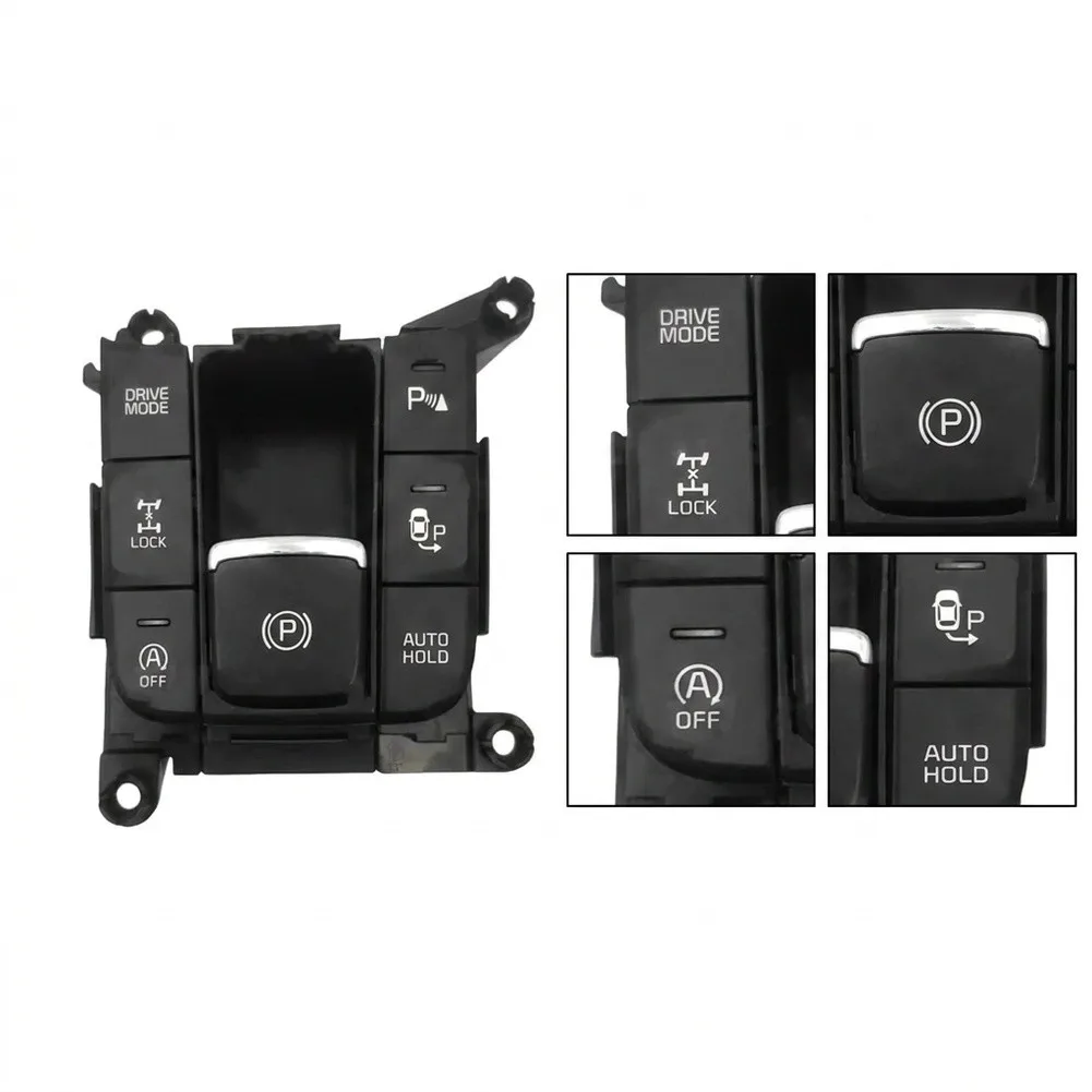 Auto Brake Part Handbrake Switch For Daily Driving Safety As Shown High Durability Construction Metal Reinforced Design