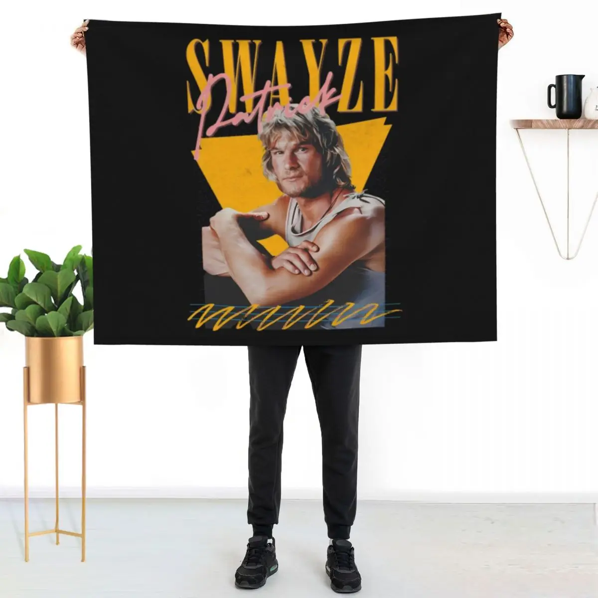 

Patrick Swayze Throw Blanket Versatile Cozy Throw Blanket for All Occasions
